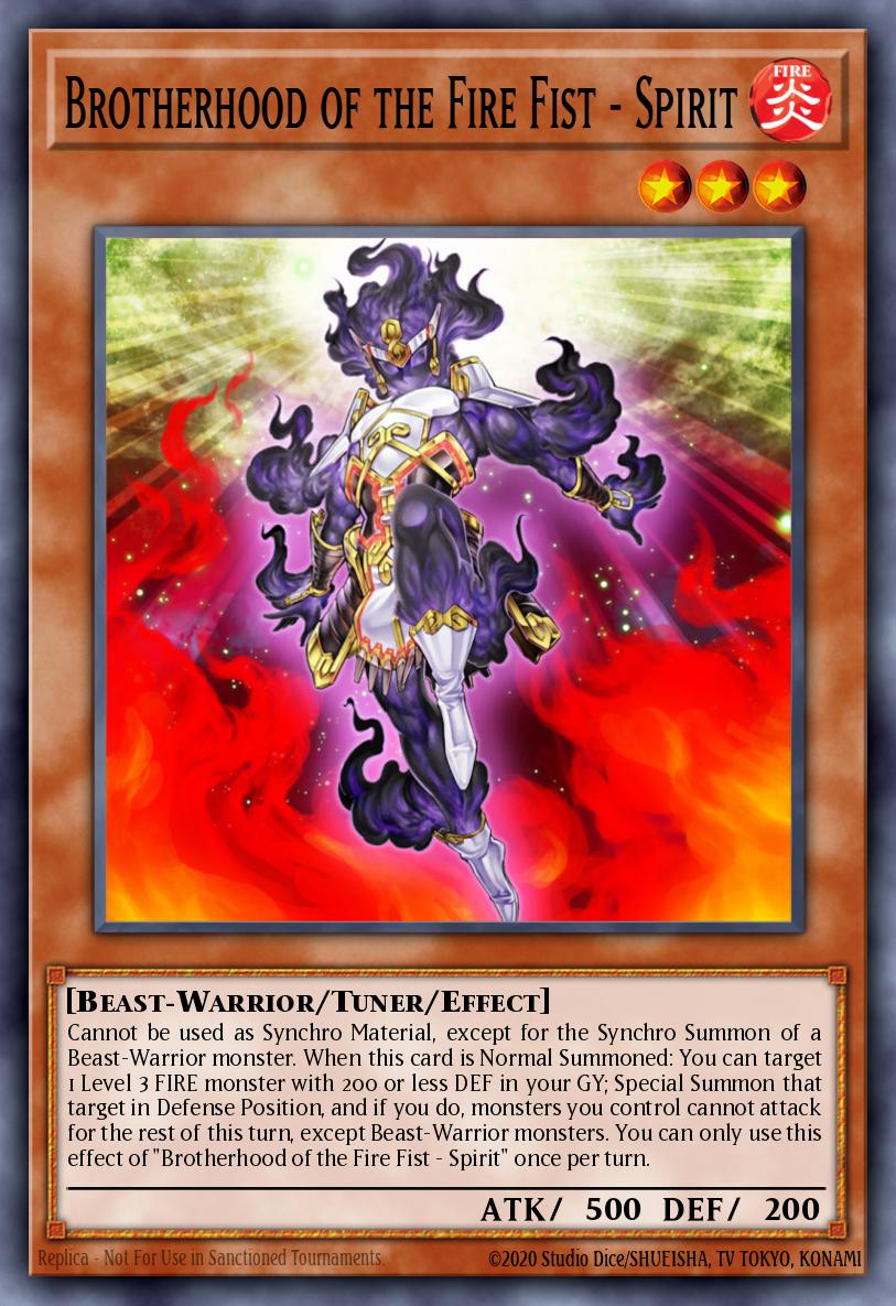 Brotherhood of the Fire Fist - Spirit AP07-EN020 – Astral Pack Seven