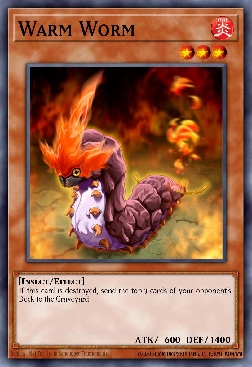 Warm Worm TF04-EN001 – Yu-Gi-Oh! 5D's Tag Force 4 promotional cards