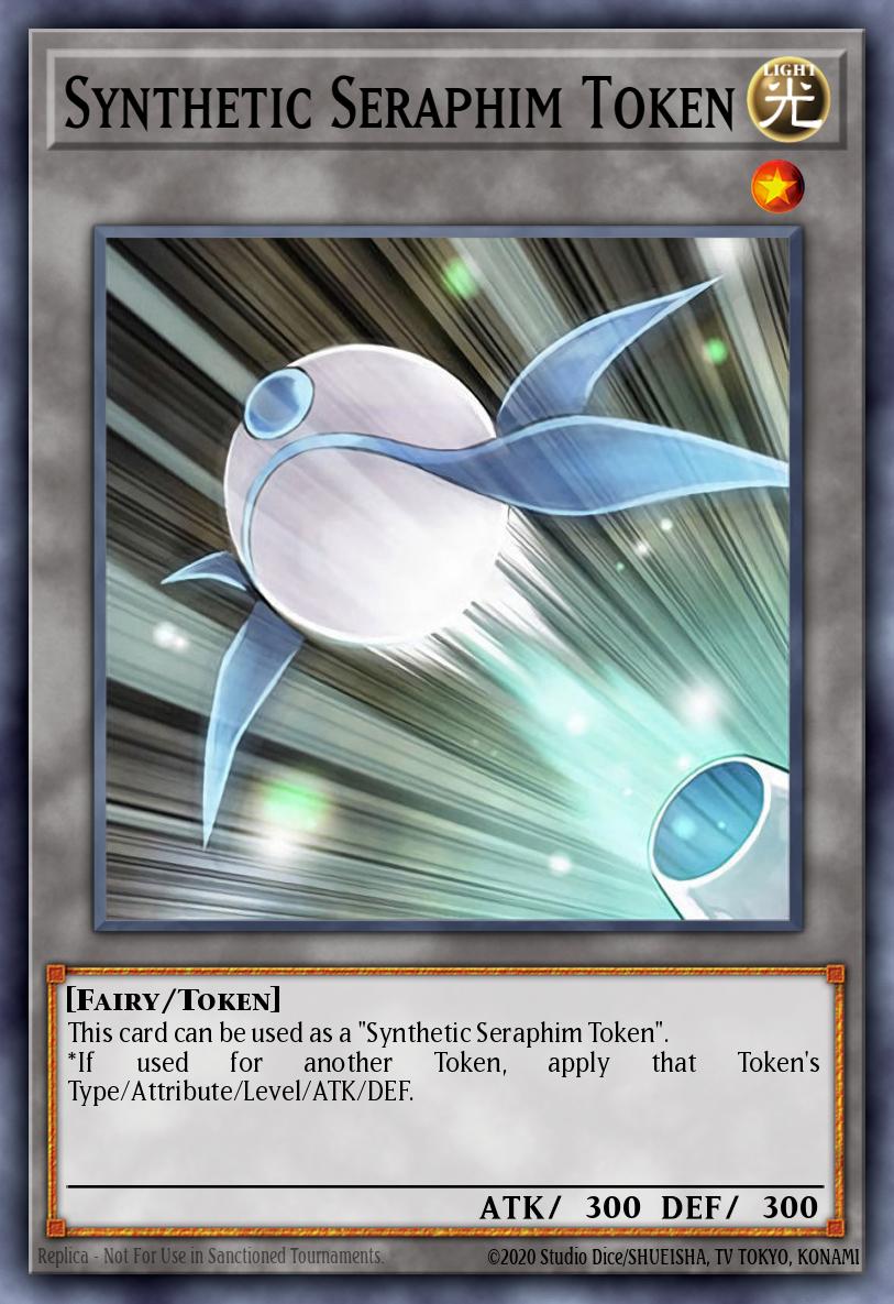 Synthetic Seraphim Token SR05-ENTKN – Structure Deck: Wave of Light
