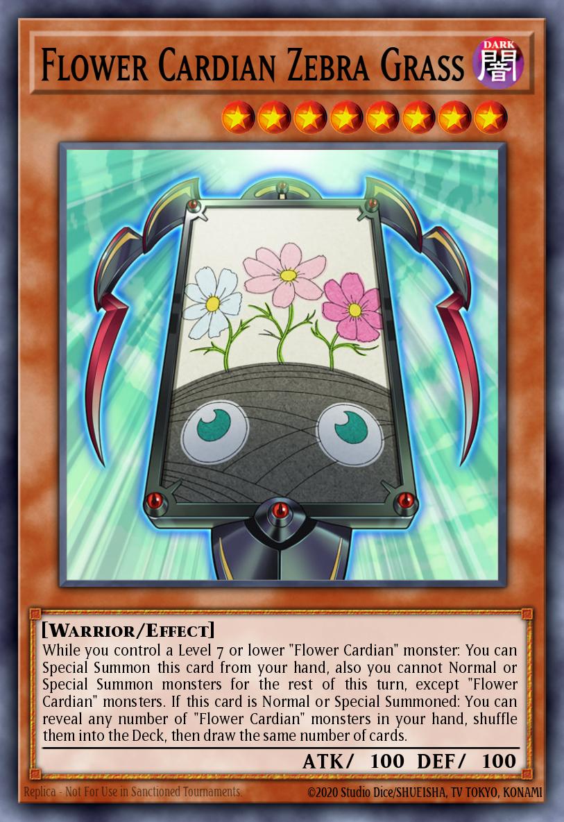Flower Cardian Zebra Grass DRL3-EN032 – Dragons of Legend: Unleashed