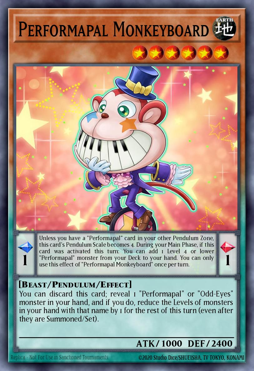 Performapal Monkeyboard LAVD-ENO04 – Legendary Arc-V Decks
