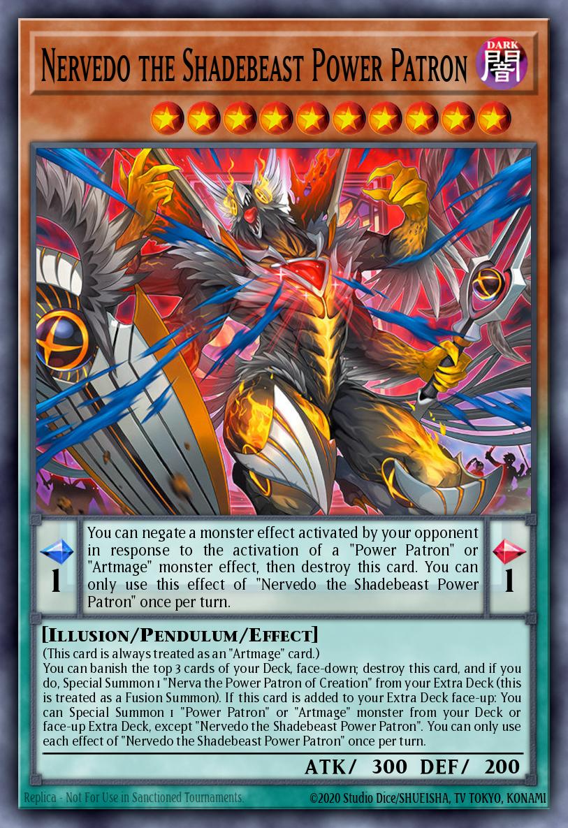 Nervedo the Shadebeast Power Patron BLZD-EN011 – Blazing Dominion
