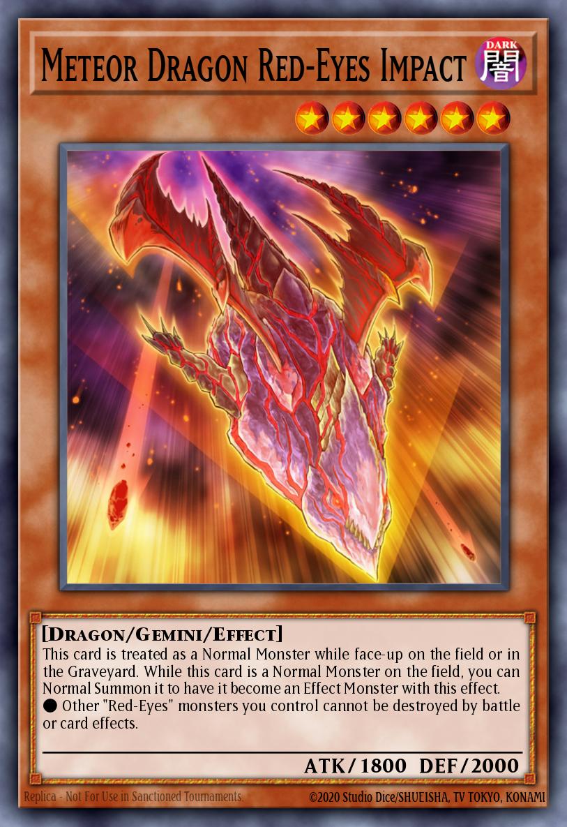 Meteor Dragon Red-Eyes Impact INOV-EN028 – Invasion: Vengeance