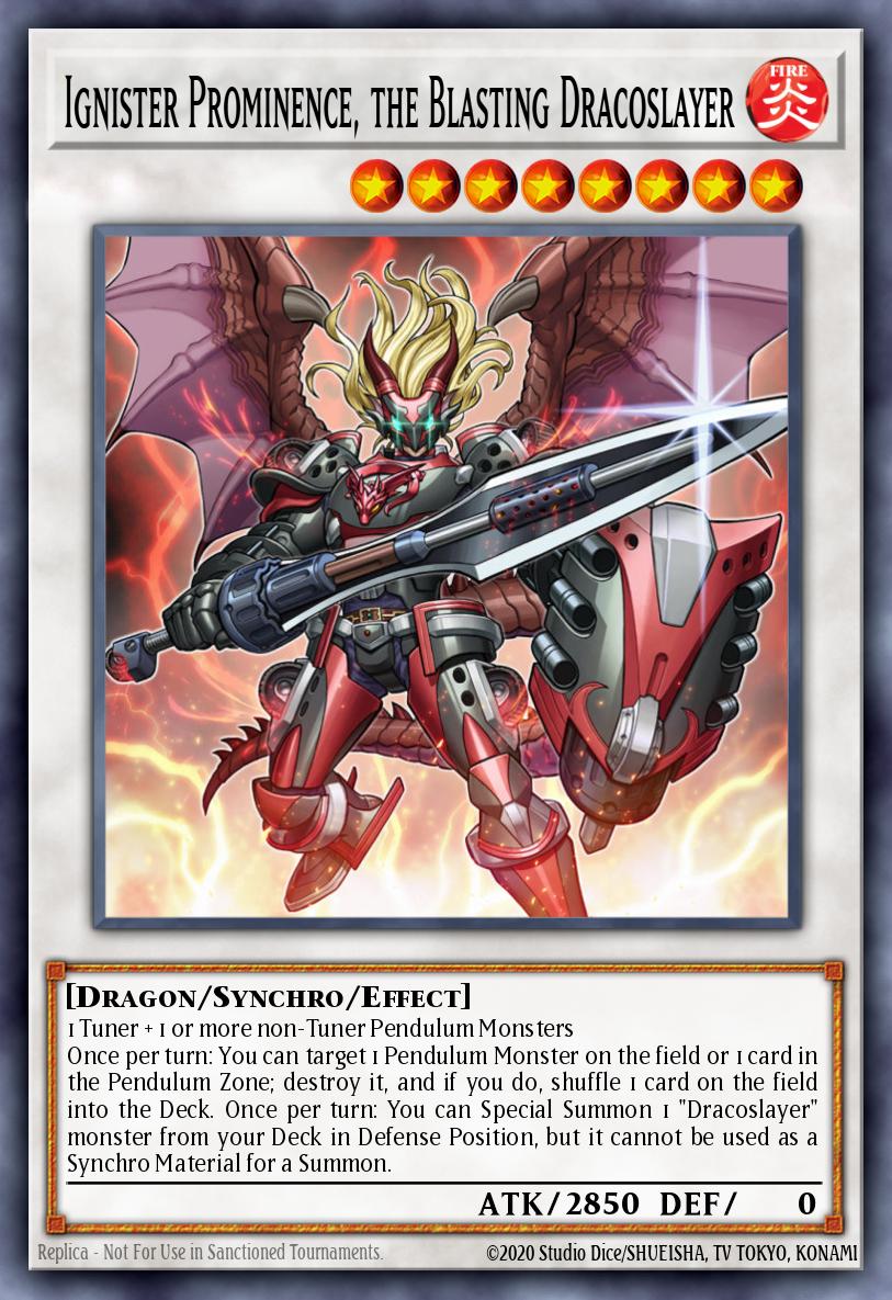 Ignister Prominence, the Blasting Dracoslayer PGL3-EN062 – Premium Gold: Infinite Gold