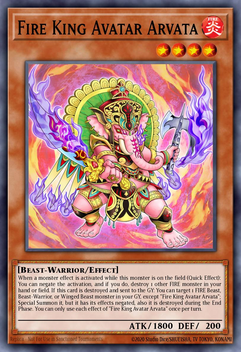 Fire King Avatar Arvata SR14-EN047 – Structure Deck: Fire Kings
