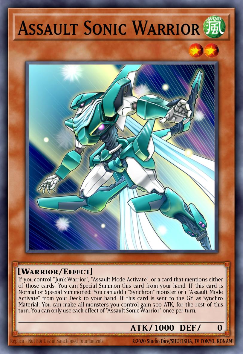 Assault Sonic Warrior BLZD-EN005 – Blazing Dominion