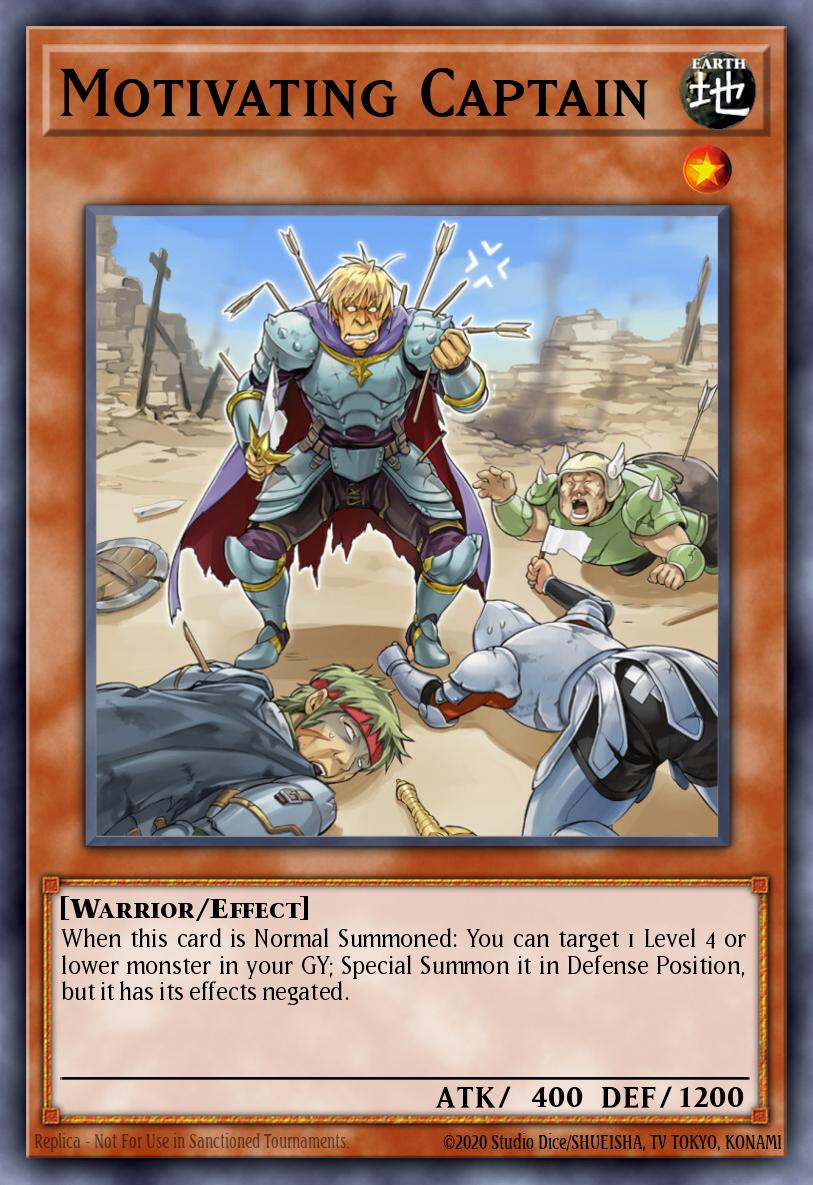 Motivating Captain COTD-EN031 – Code of the Duelist