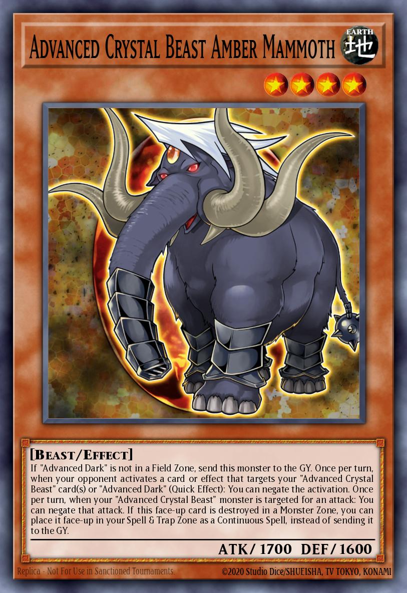 Advanced Crystal Beast Amber Mammoth BLCR-EN014 – Battles of Legend: Crystal Revenge