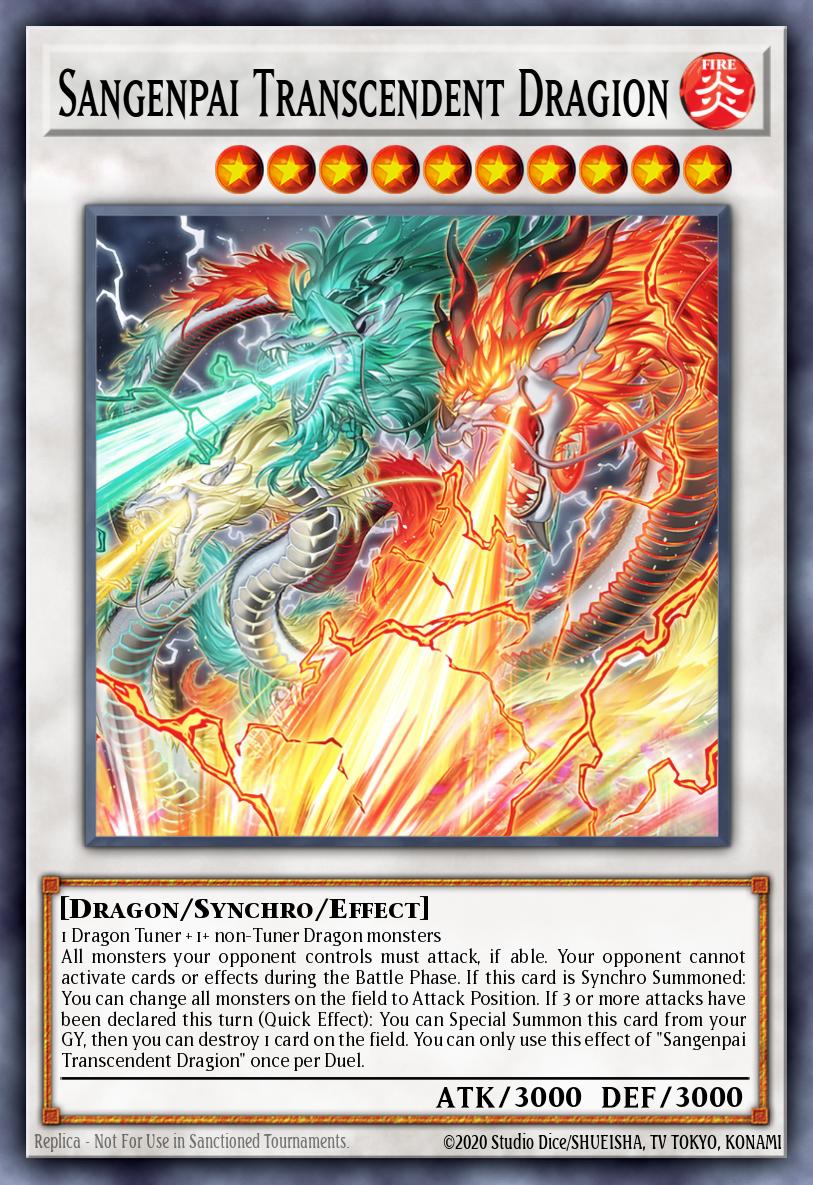 Sangenpai Transcendent Dragion MP25-EN191 – 2025 Mega-Pack Tin