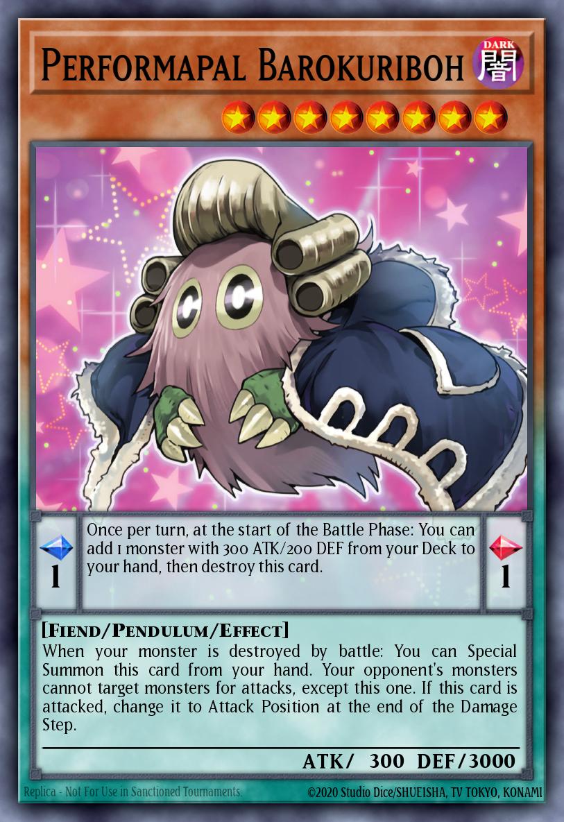 Performapal Barokuriboh BLMR-EN030 – Battles of Legend: Monstrous Revenge