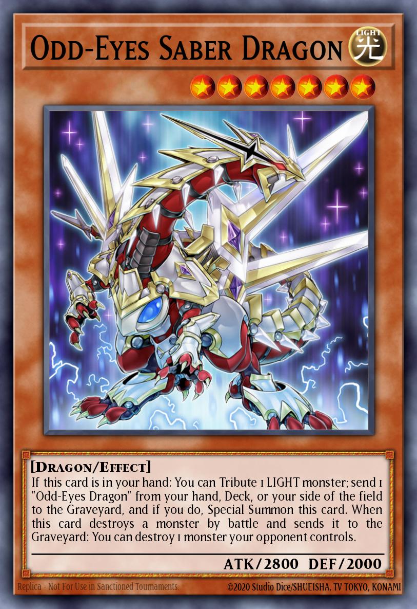 Odd-Eyes Saber Dragon YS15-ENF00 – Saber Force Starter Deck