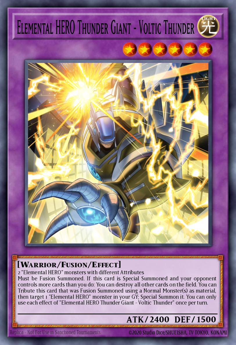 Elemental HERO Thunder Giant - Voltic Thunder MZMU-EN029 – Maze of Muertos