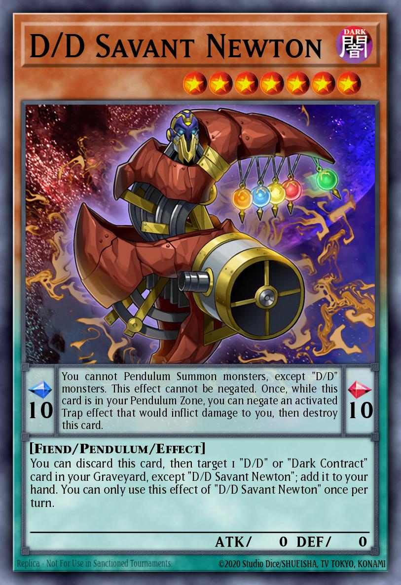 D/D Savant Newton SDPD-EN002 – Pendulum Domination Structure Deck