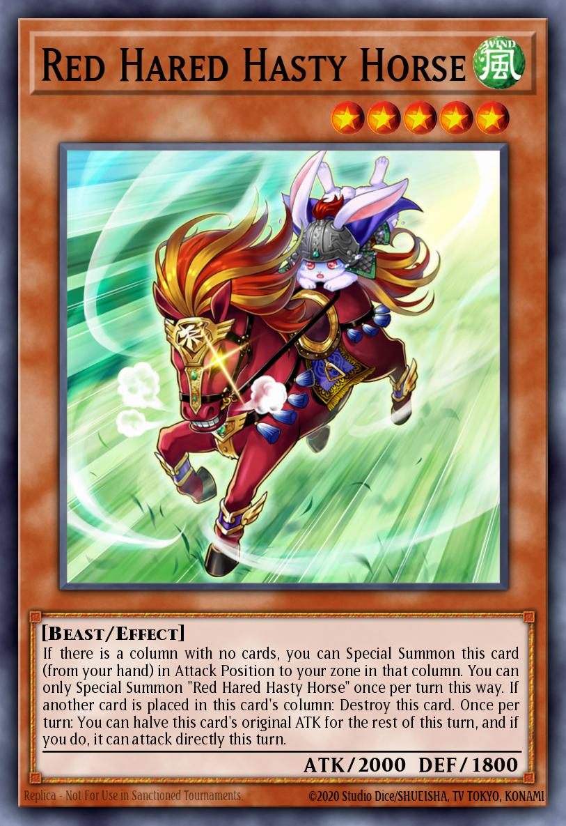 Red Hared Hasty Horse FLOD-EN034 – Flames of Destruction