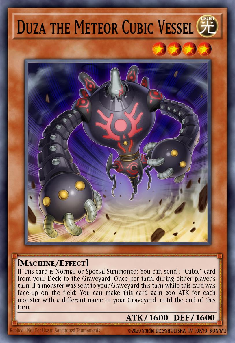Duza the Meteor Cubic Vessel MVP1-ENSE1 – Yu-Gi-Oh! The Dark Side of Dimensions Movie Pack Special Edition
