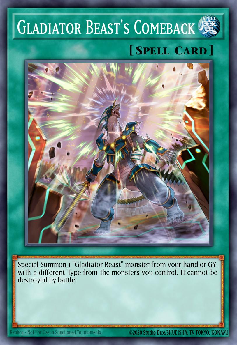 Gladiator Beast's Comeback MP20-EN184 – 2020 Tin of Lost Memories Mega Pack
