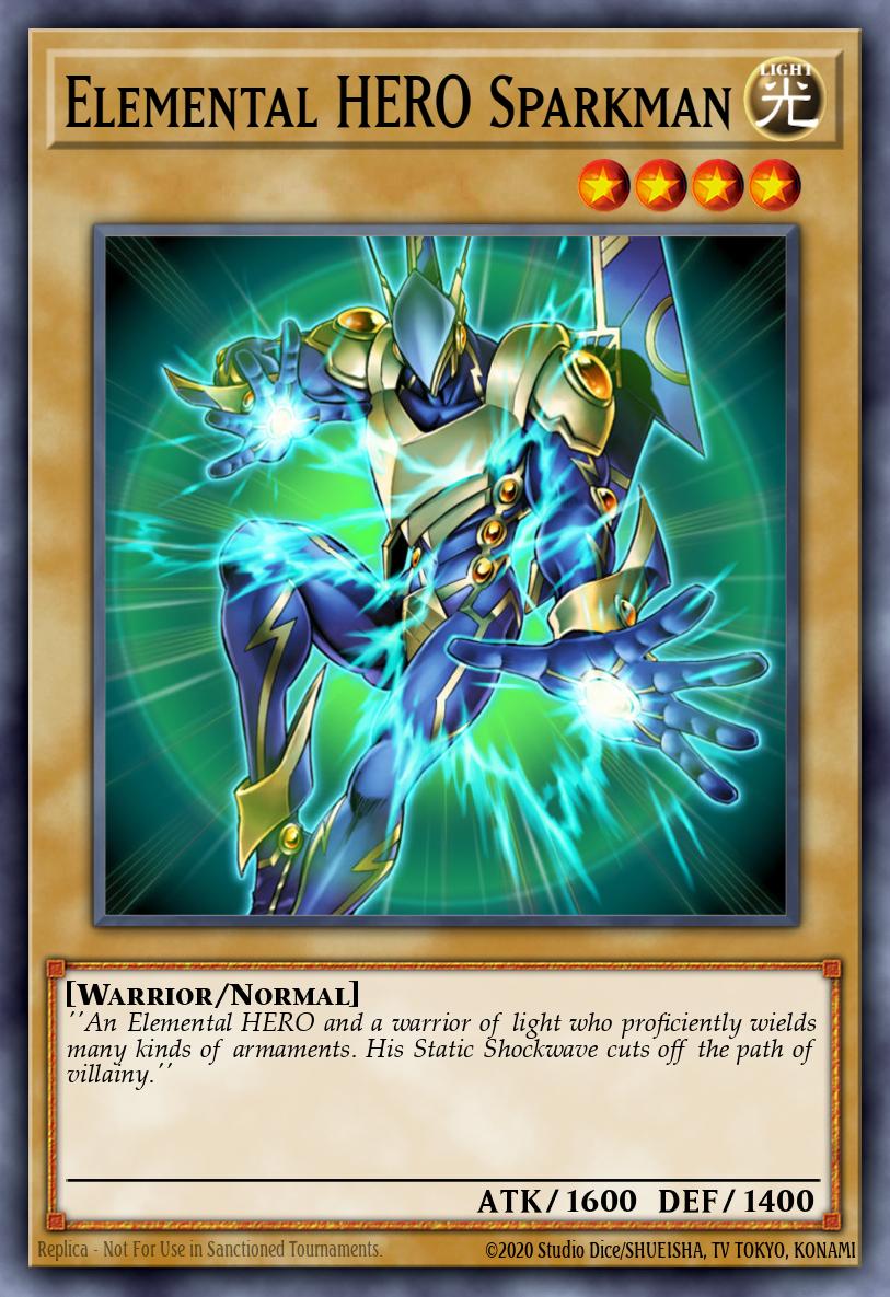 Elemental HERO Sparkman MZMU-EN059 – Maze of Muertos