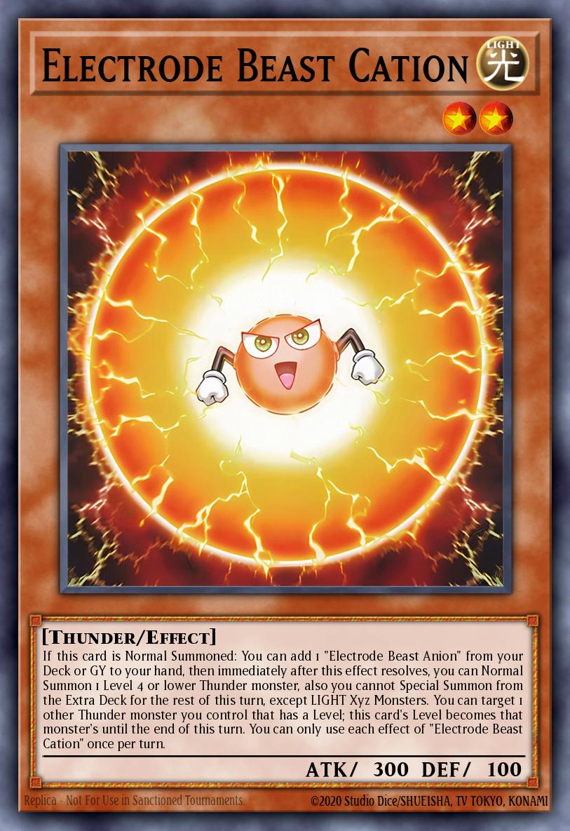 Electrode Beast Cation BLTR-EN032 – Battles of Legend: Terminal Revenge