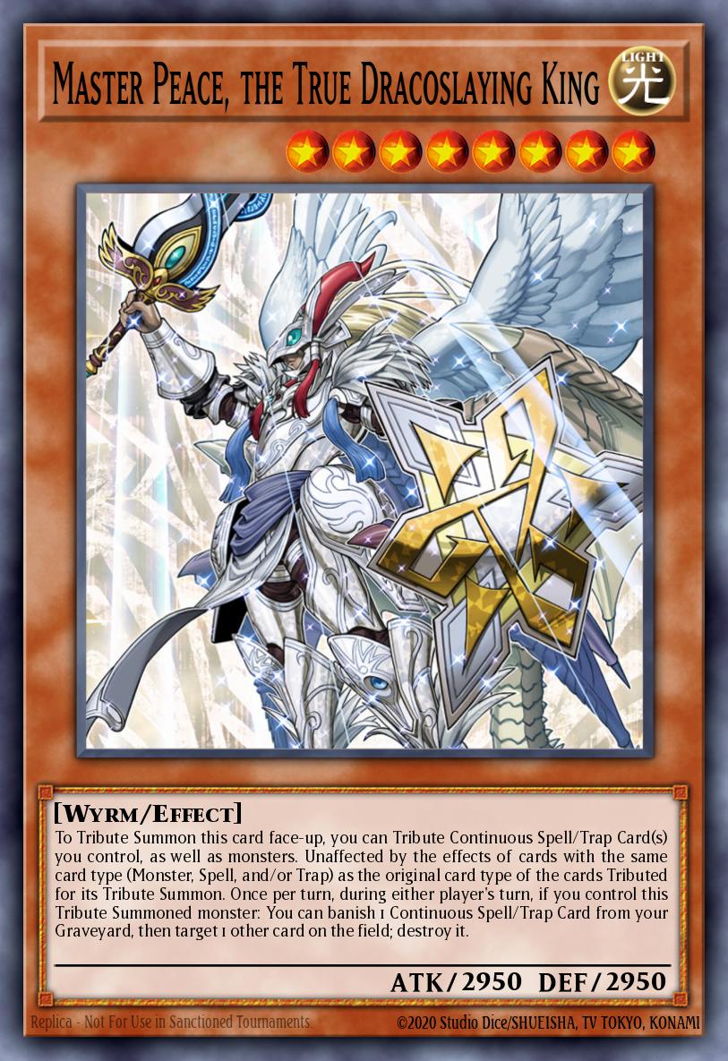 Master Peace, the True Dracoslaying King RA04-EN283 – Quarter Century Stampede