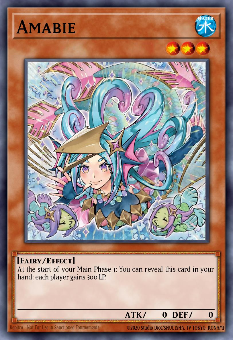 Amabie 21CC-EN001 – Yu-Gi-Oh! TCG Remote Duel Extravaganza participation card
