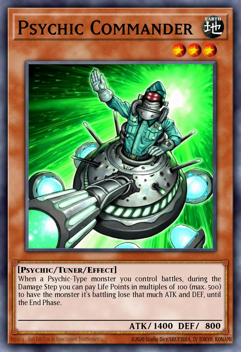 Psychic Commander TU04-EN008 – Turbo Pack: Booster Four