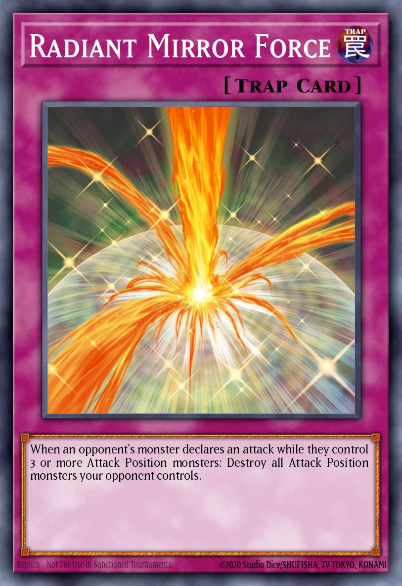 Radiant Mirror Force PGL3-EN093 – Premium Gold: Infinite Gold