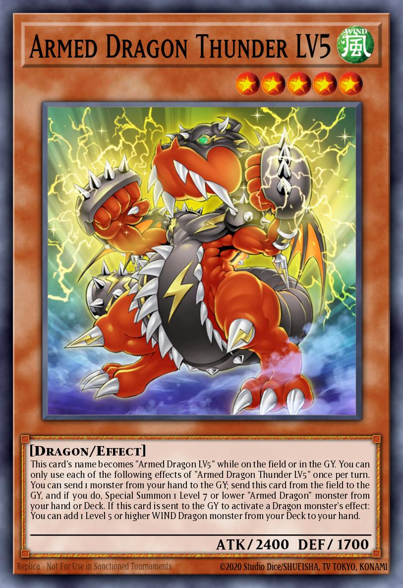 Armed Dragon Thunder LV5 MP22-EN003 – 2022 Tin of the Pharaoh's Gods