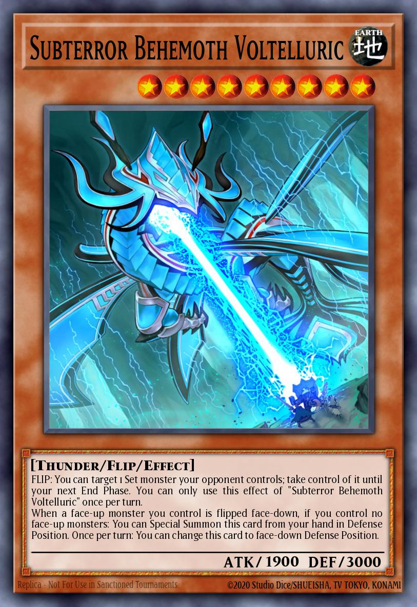 Subterror Behemoth Voltelluric RATE-EN084 – Raging Tempest