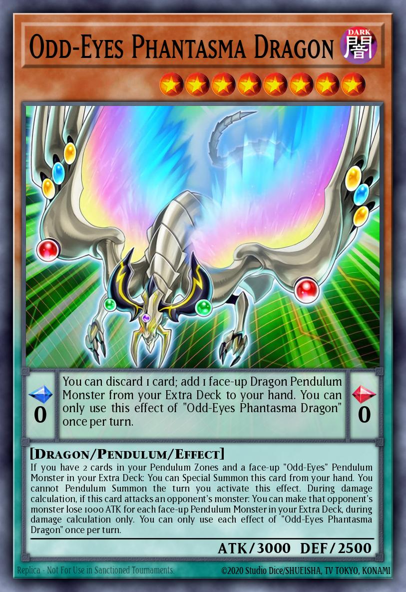 Odd-Eyes Phantasma Dragon BLCR-EN075 – Battles of Legend: Crystal Revenge