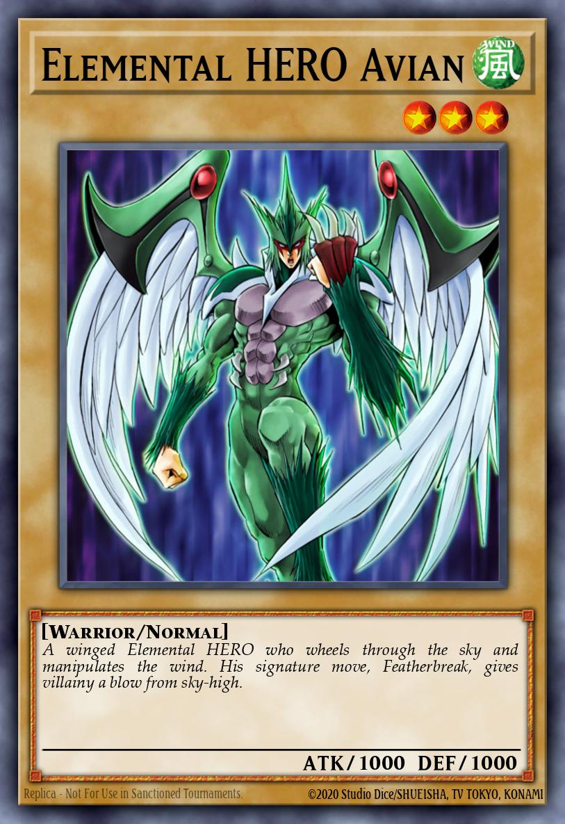 Elemental HERO Avian DP1-EN001 – Duelist Pack: Jaden Yuki