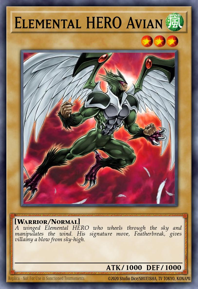 Elemental HERO Avian SDHS-EN006 – HERO Strike Structure Deck