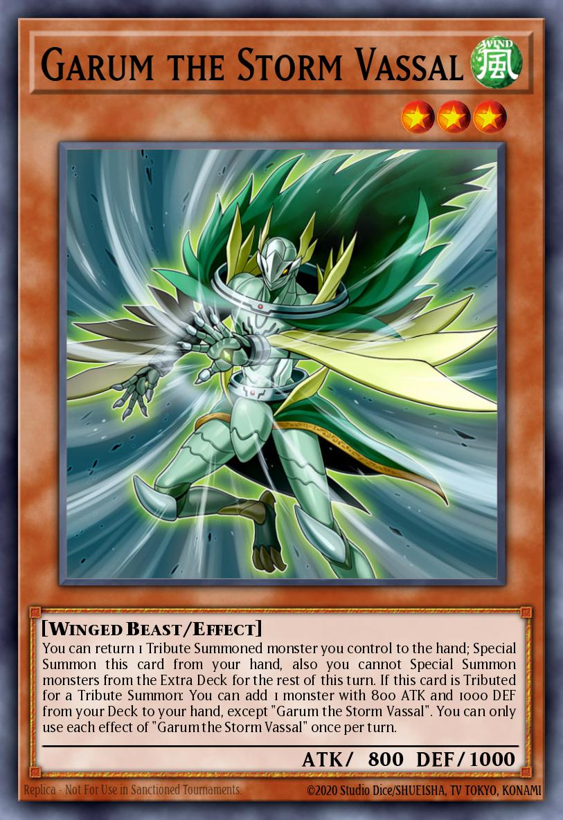 Garum the Storm Vassal SR01-EN015 – Emperor of Darkness Structure Deck