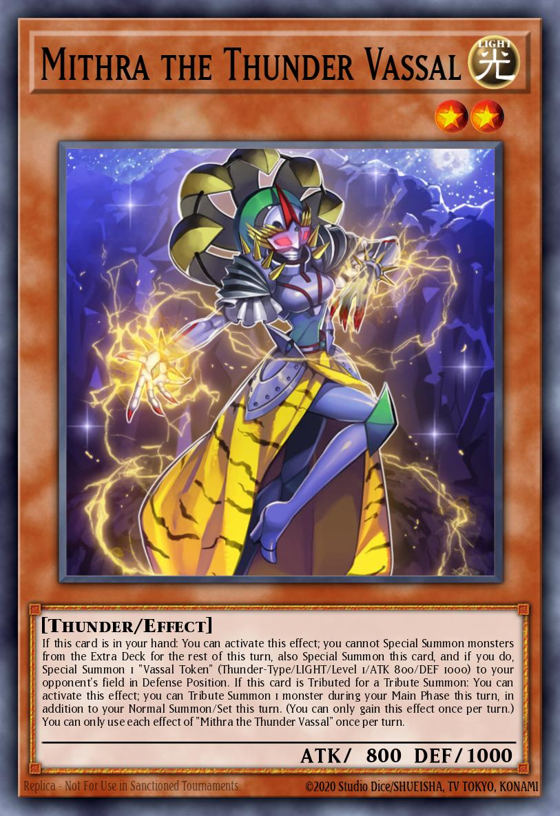 Mithra the Thunder Vassal SR01-EN011 – Emperor of Darkness Structure Deck