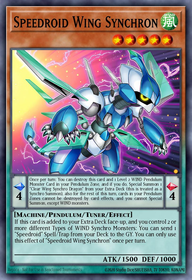 Speedroid Wing Synchron LAVD-ENS14 – Legendary Arc-V Decks