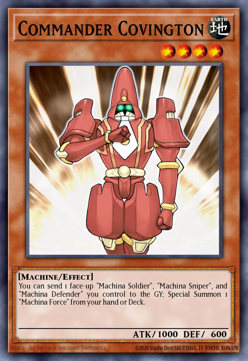 Commander Covington SDMM-EN005 – Machina Mayhem Structure Deck