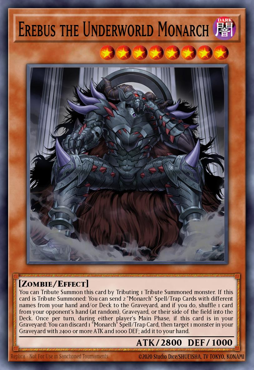 Erebus the Underworld Monarch RA04-EN019 – Quarter Century Stampede