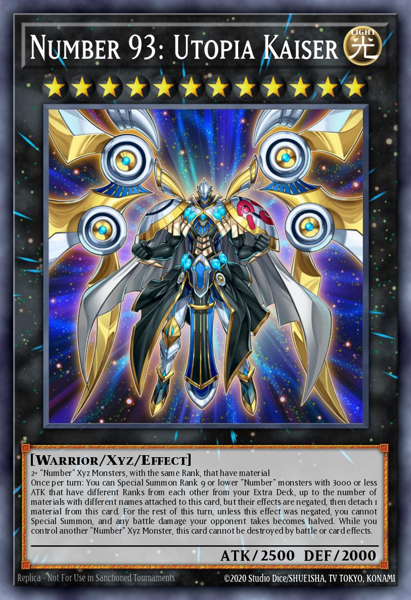 Number 93: Utopia Kaiser YCSW-EN009 – Yu-Gi-Oh! Championship Series 2016 Prize Card