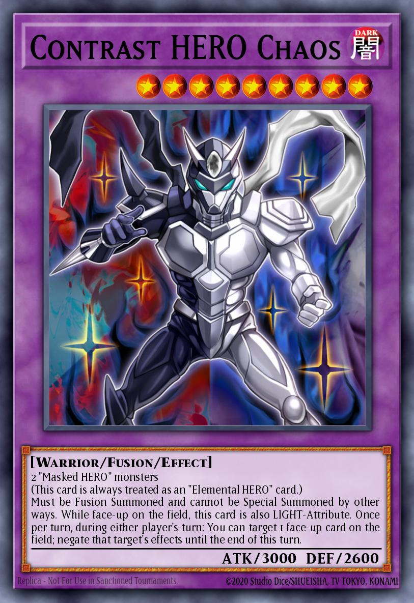 Contrast HERO Chaos SDHS-EN041 – HERO Strike Structure Deck