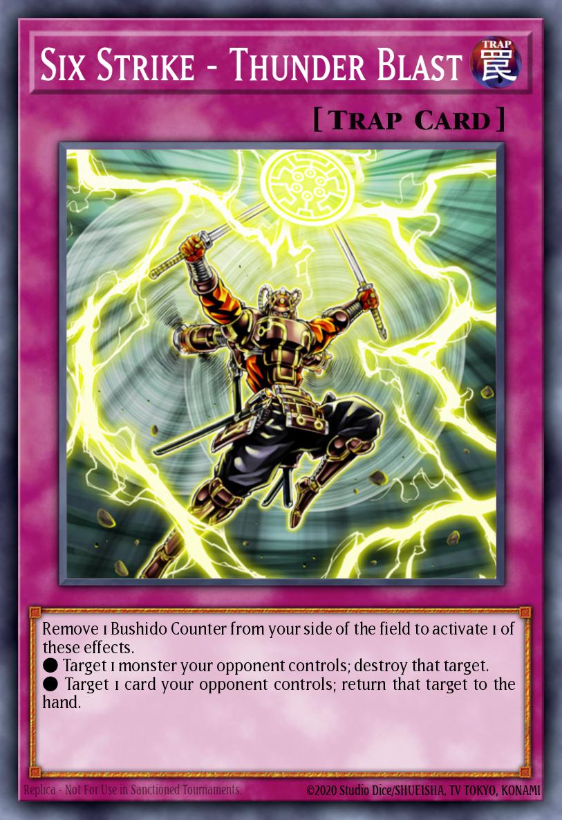 Six Strike - Thunder Blast SDWA-EN039 – Samurai Warlords Structure Deck