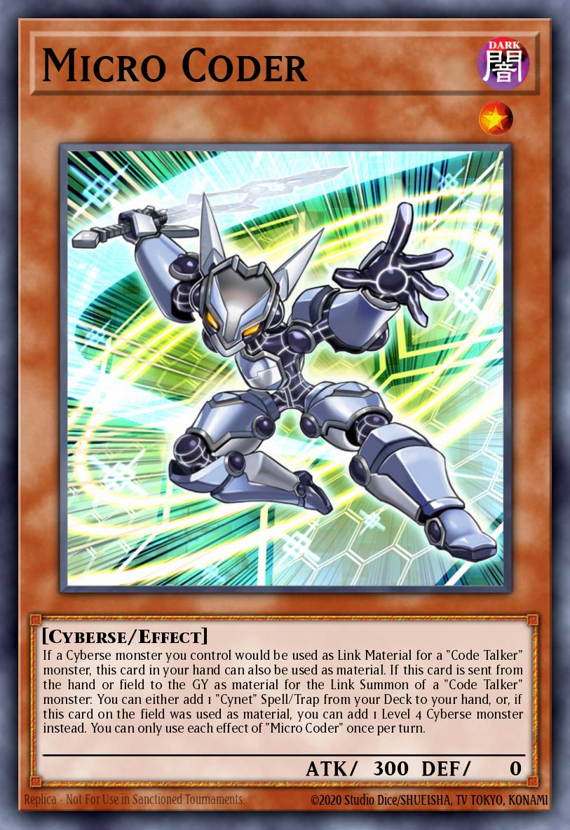 Micro Coder LOD2-EN002 – Yu-Gi-Oh! Legacy of the Duelist: Link Evolution promotional cards