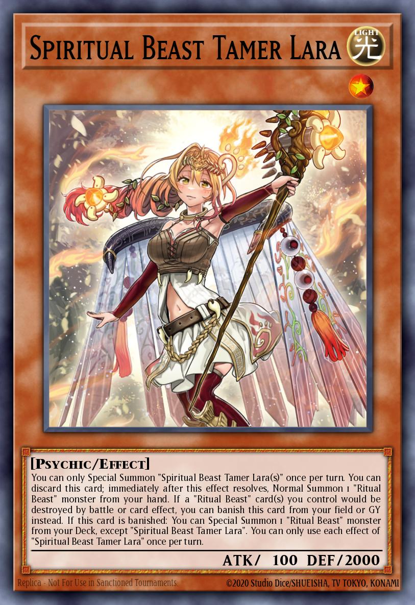 Spiritual Beast Tamer Lara BLTR-EN017 – Battles of Legend: Terminal Revenge