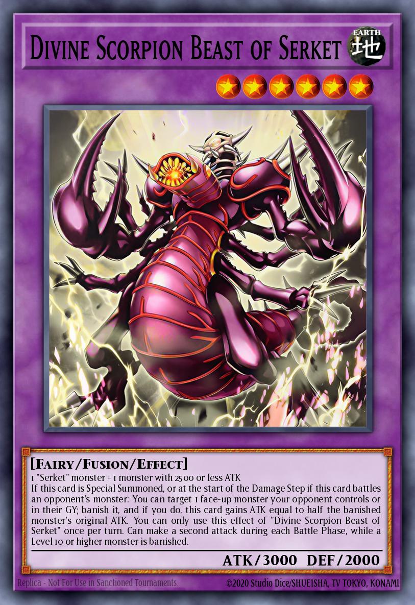 Divine Scorpion Beast of Serket MZTM-EN005 – Maze of the Master