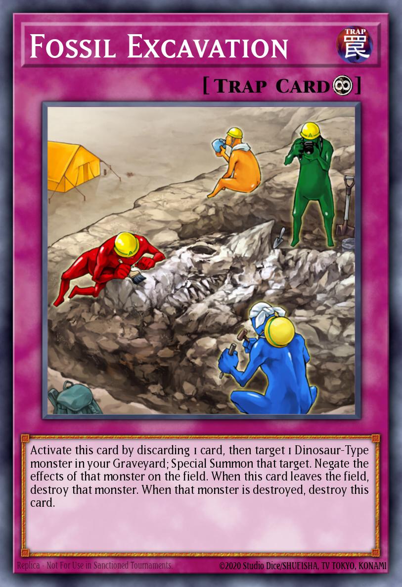 Fossil Excavation SD09-EN036 – Structure Deck: Dinosaur's Rage