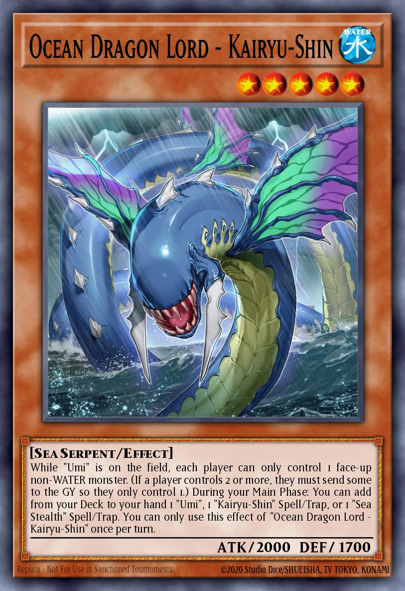 Ocean Dragon Lord - Kairyu-Shin LED9-EN017 – Legendary Duelists: Duels From the Deep