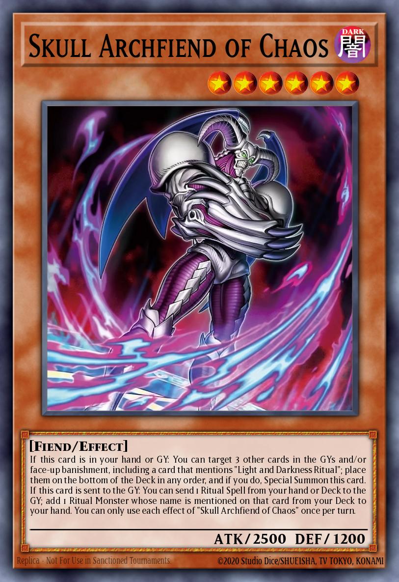 Skull Archfiend of Chaos CORI-EN002 – Chaos Origins