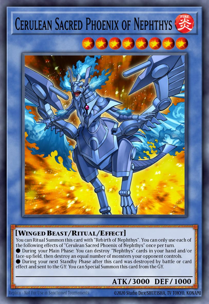Cerulean Sacred Phoenix of Nephthys HISU-EN006 – Hidden Summoners