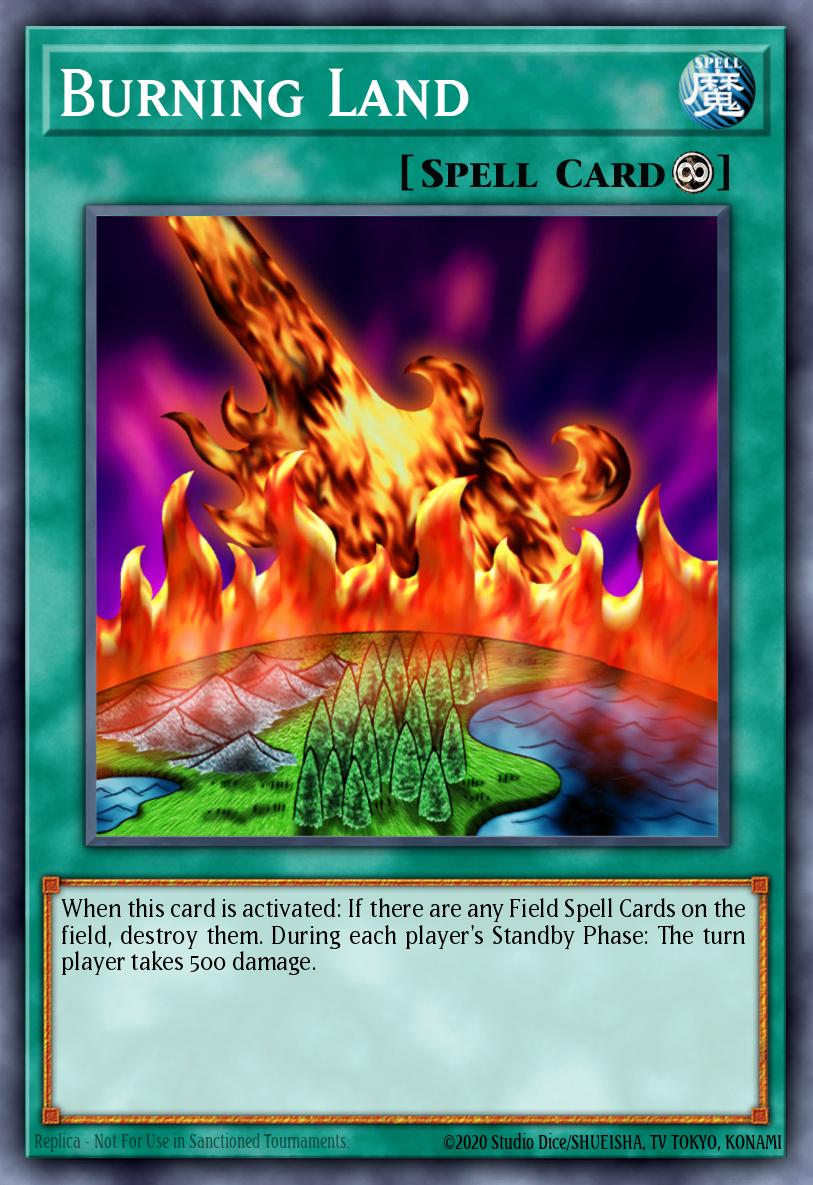 Burning Land YGLD-ENA31 – Yugi's Legendary Decks