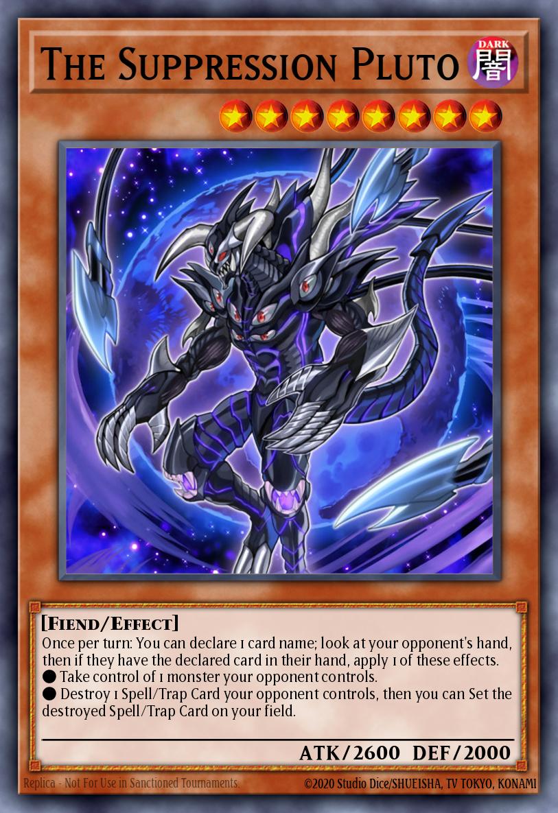 The Suppression Pluto DRL3-EN010 – Dragons of Legend: Unleashed