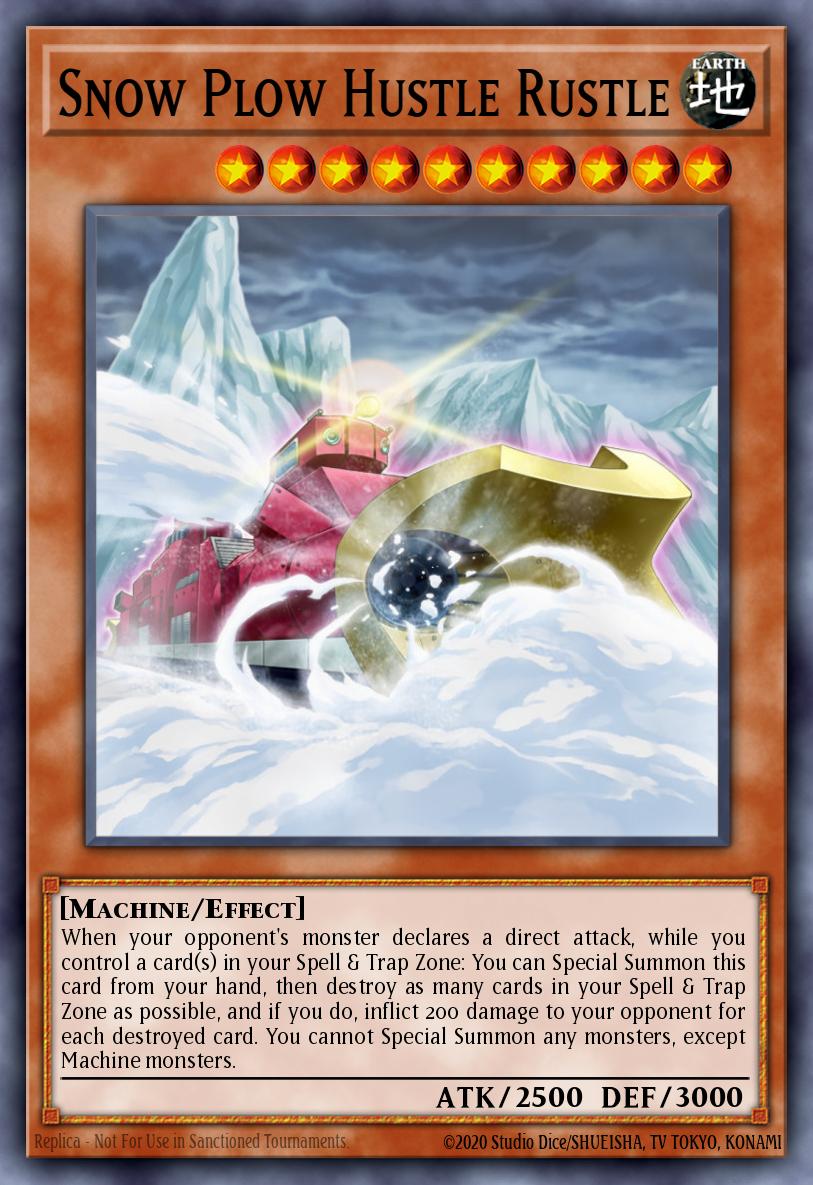 Snow Plow Hustle Rustle ZDC1-EN001 – Yu-Gi-Oh! ZEXAL World Duel Carnival promotional cards