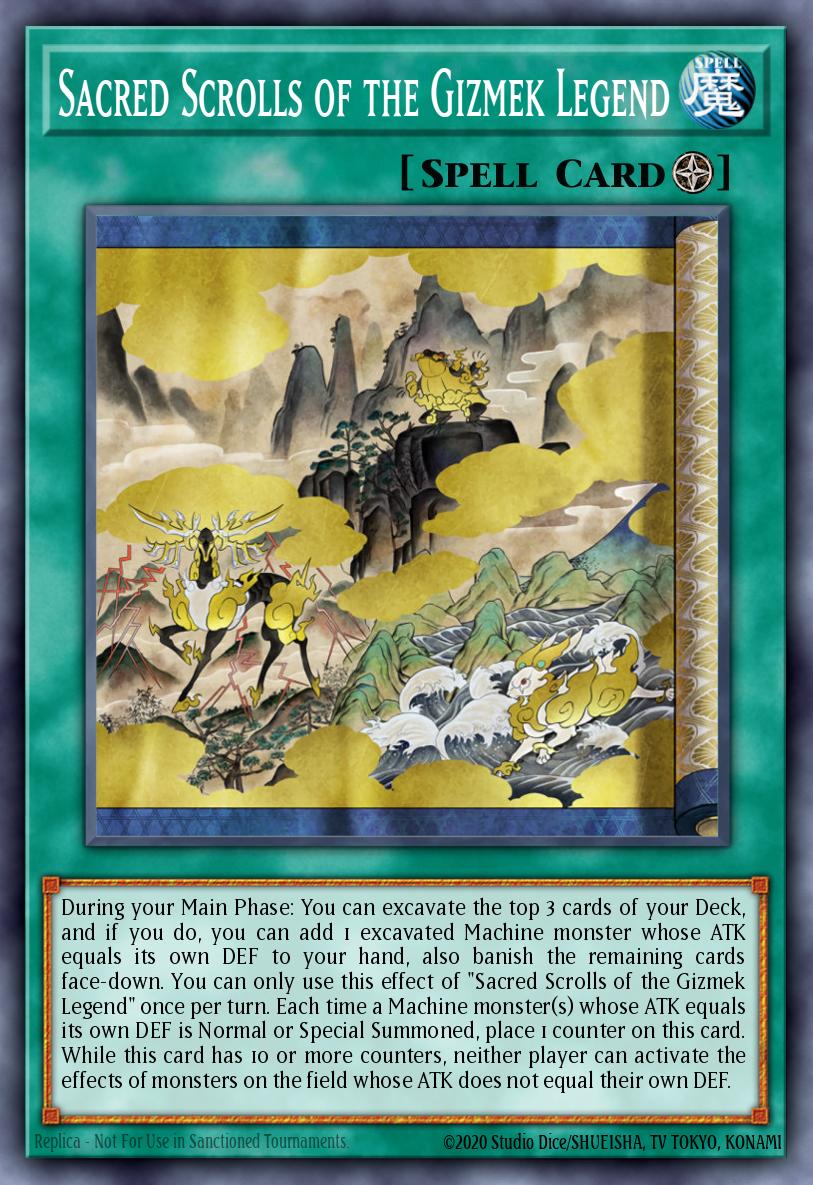 Sacred Scrolls of the Gizmek Legend MP22-EN160 – 2022 Tin of the Pharaoh's Gods
